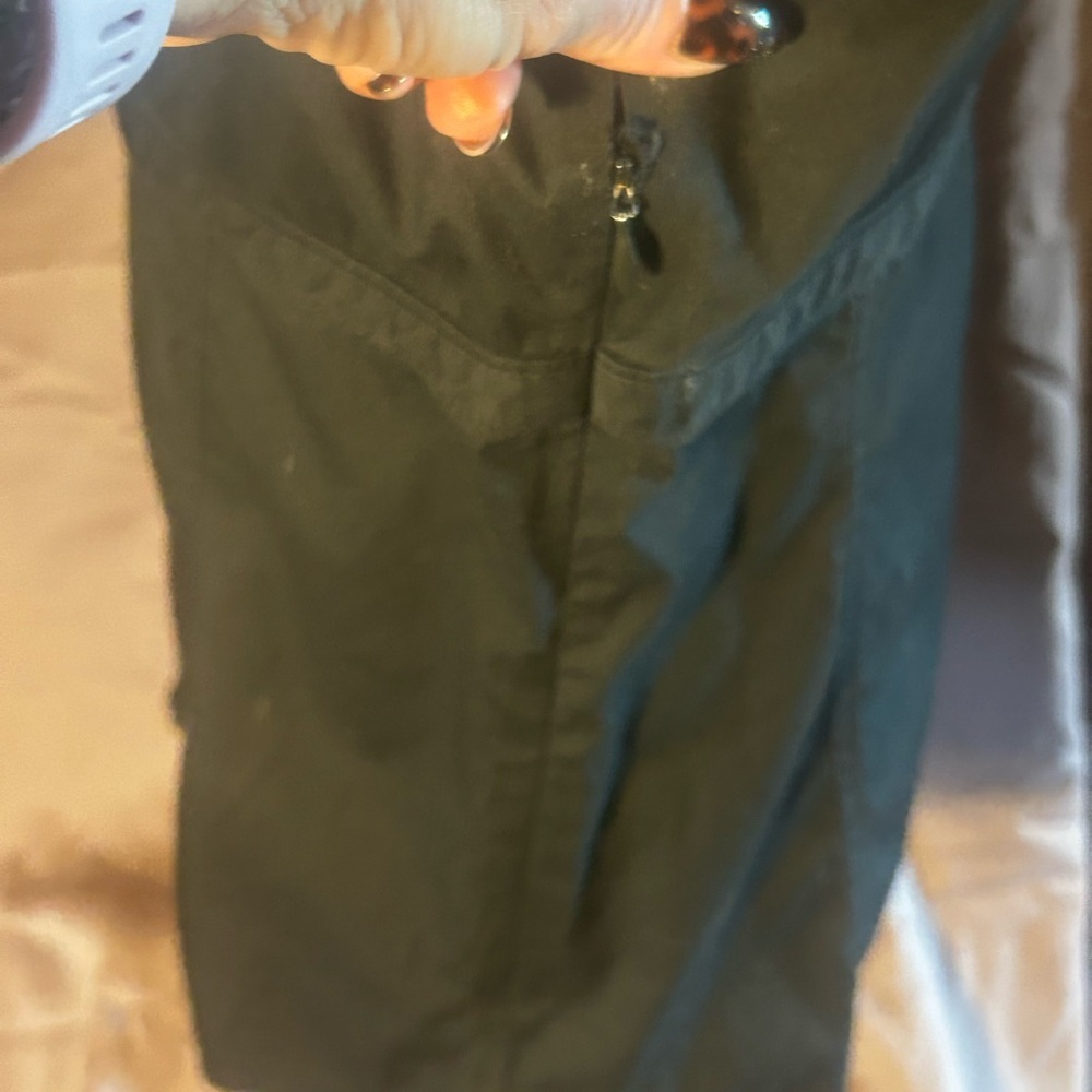 Express Black Sleeveless Blouse with Belt Detail - Picture 4 of 4